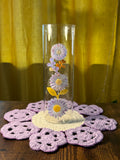Resin Bloom Glass Vase