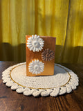 Metallic Diamond Stone Vase